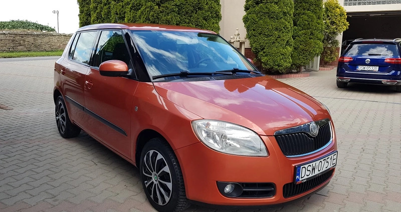 Skoda Fabia cena 15900 przebieg: 125000, rok produkcji 2007 z Strzegom małe 742